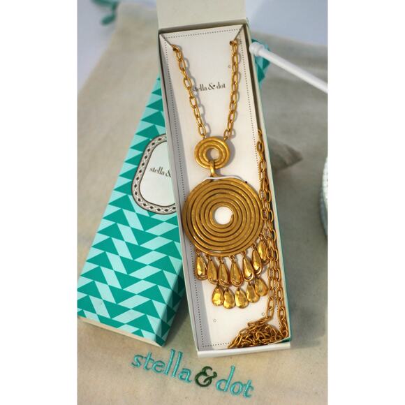 Stella & Dot Jewelry - NIB Stella & Dot Dalilah Pendant Necklace  Boho Bohemian